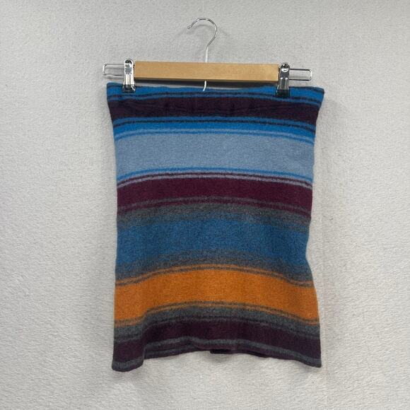 Toad and Co Tube Scarf Neck Warmer Size Medium 100% Wool Western Boho Warm Cozy - Picture 1 of 7